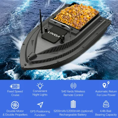 Bateau d'appâtage télécommandé GPS – image 2