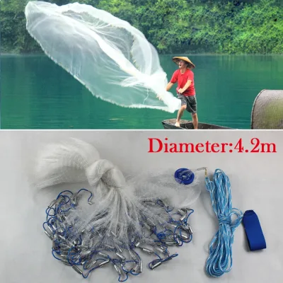 Épervier de pêche rond en nylon, 4,2 m – image 2