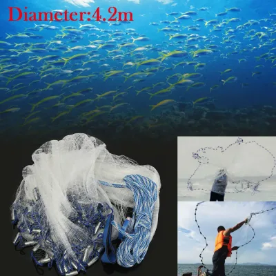 Épervier de pêche rond en nylon, 4,2 m – image 3