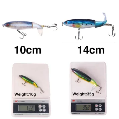 Leurre de pêche flottant à queue rotative – image 2