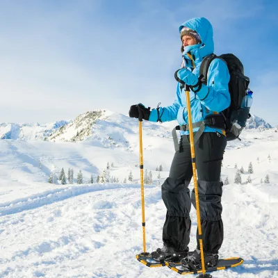 Raquettes à neige et bâtons réglables – image 2