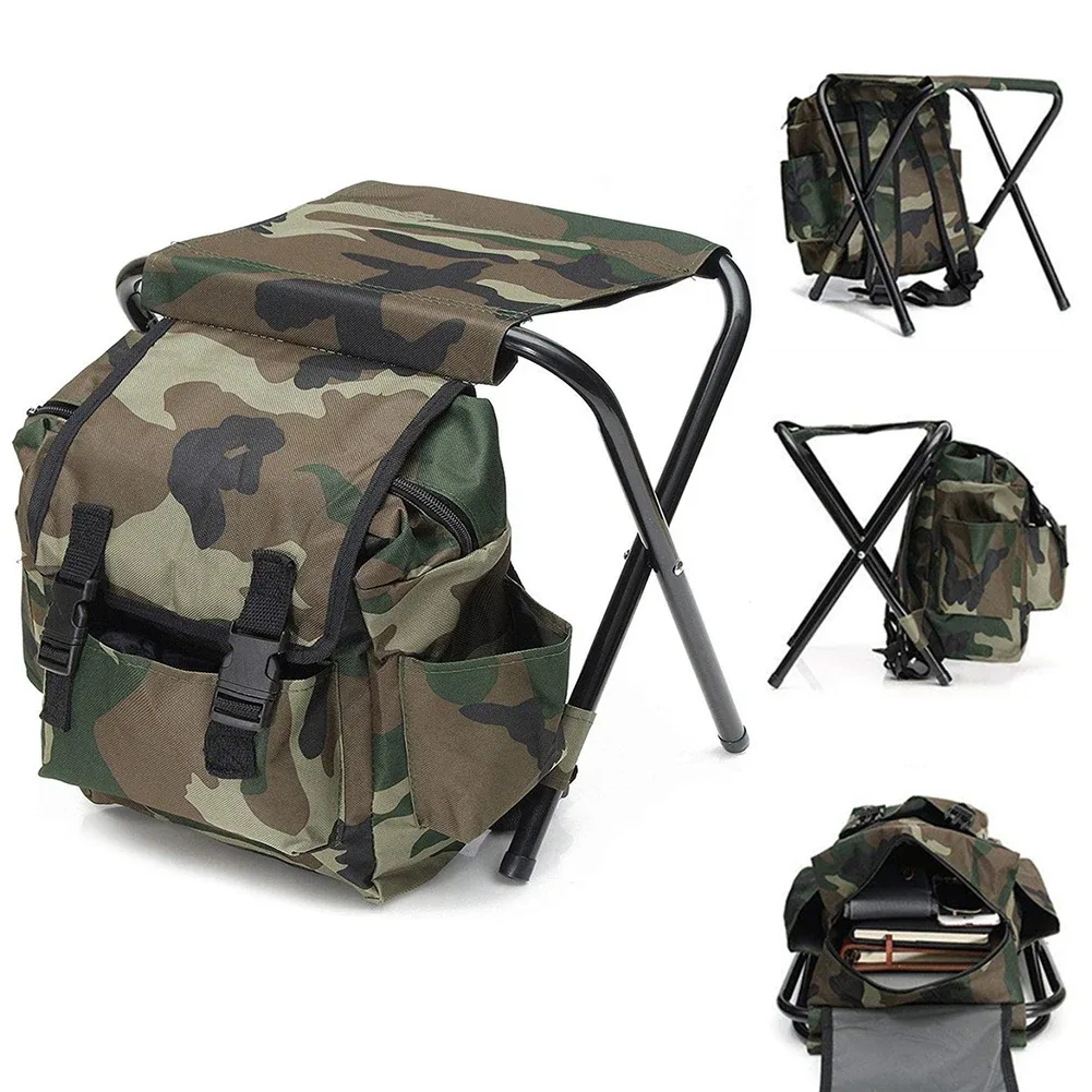 Sac à dos tabouret pliant en tissu Oxford