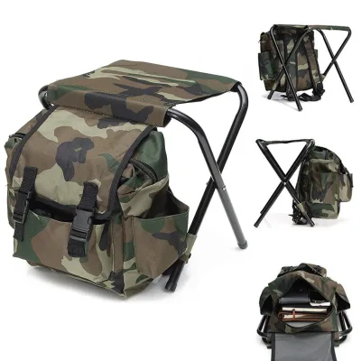 Sac à dos tabouret pliant en tissu Oxford