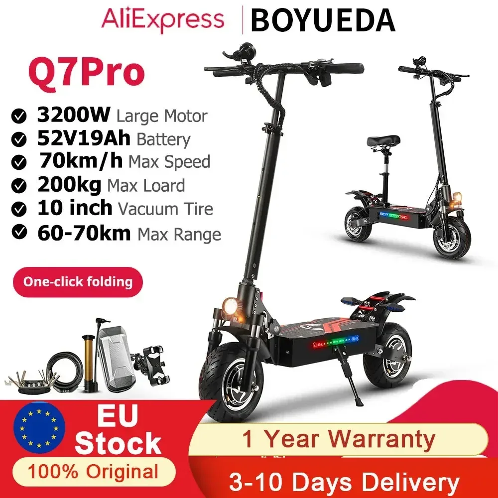 Scooter électrique double moteur