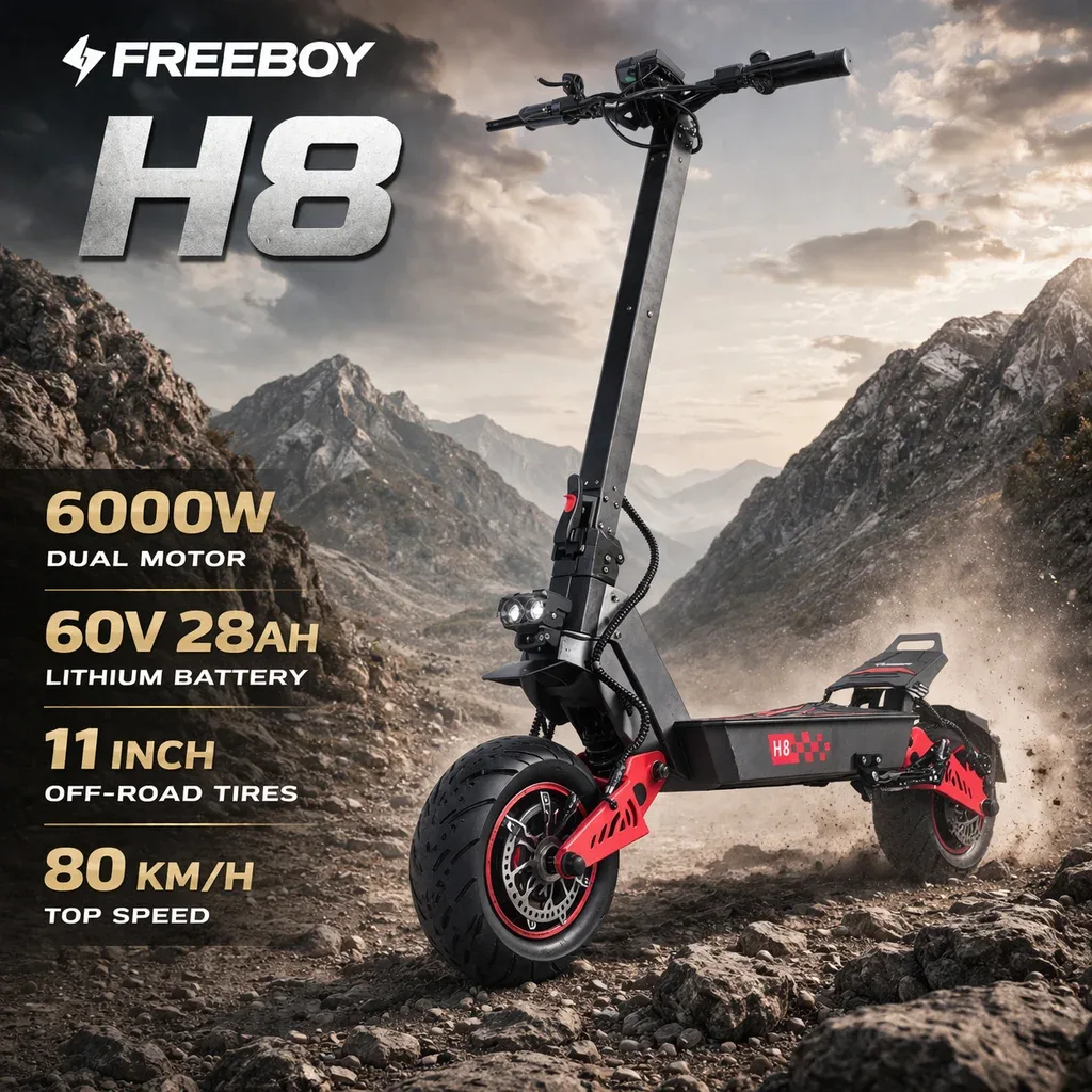 Trottinette électrique pliable 6000 W