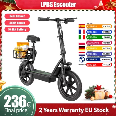 Trottinette électrique pliable à selle