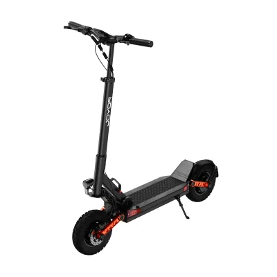 Trottinette électrique pliable noire – image 3