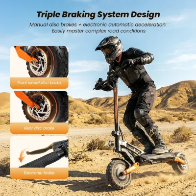 Trottinette électrique pliable tout-terrain – image 2