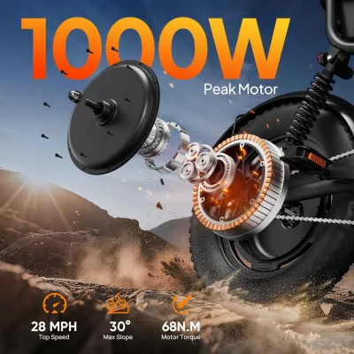Vélo électrique à batterie amovible – image 2