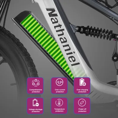 Vélo électrique à pneus larges – image 3
