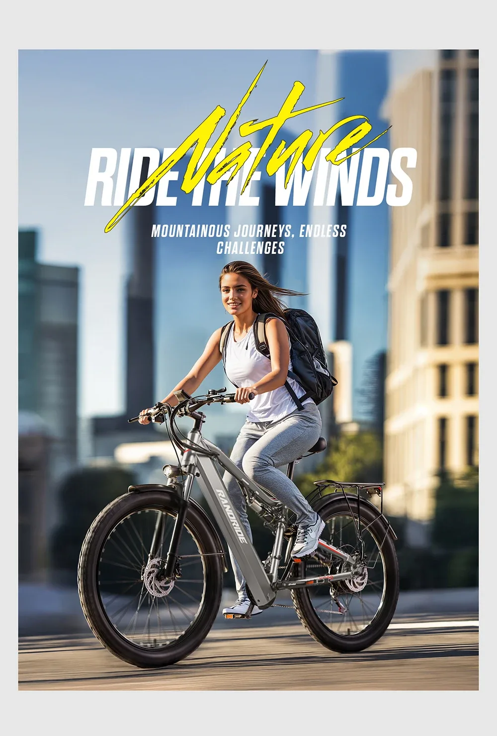 Vélo électrique de ville à roues de 70 cm